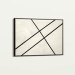 Abstract 551 Canvas Art 60 x 40 cm / Black