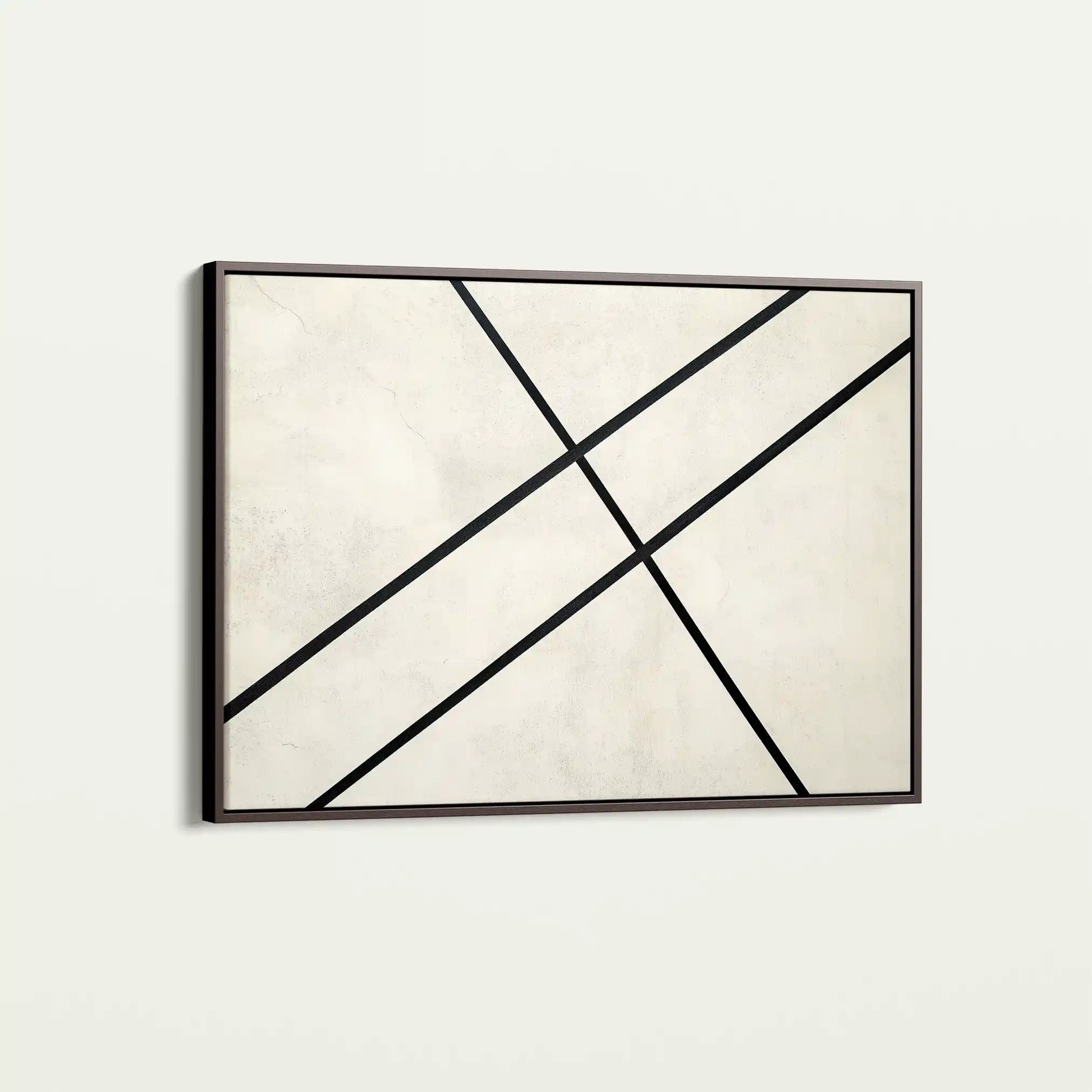 Abstract 551 Canvas Art 60 x 40 cm / Black