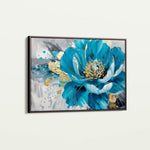 Floral 551 Canvas Art 60 x 40 cm / Black