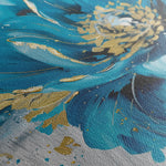 Floral 551 Canvas Art 60 x 40 cm / Black