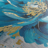 Floral 551 Canvas Art 60 x 40 cm / Black
