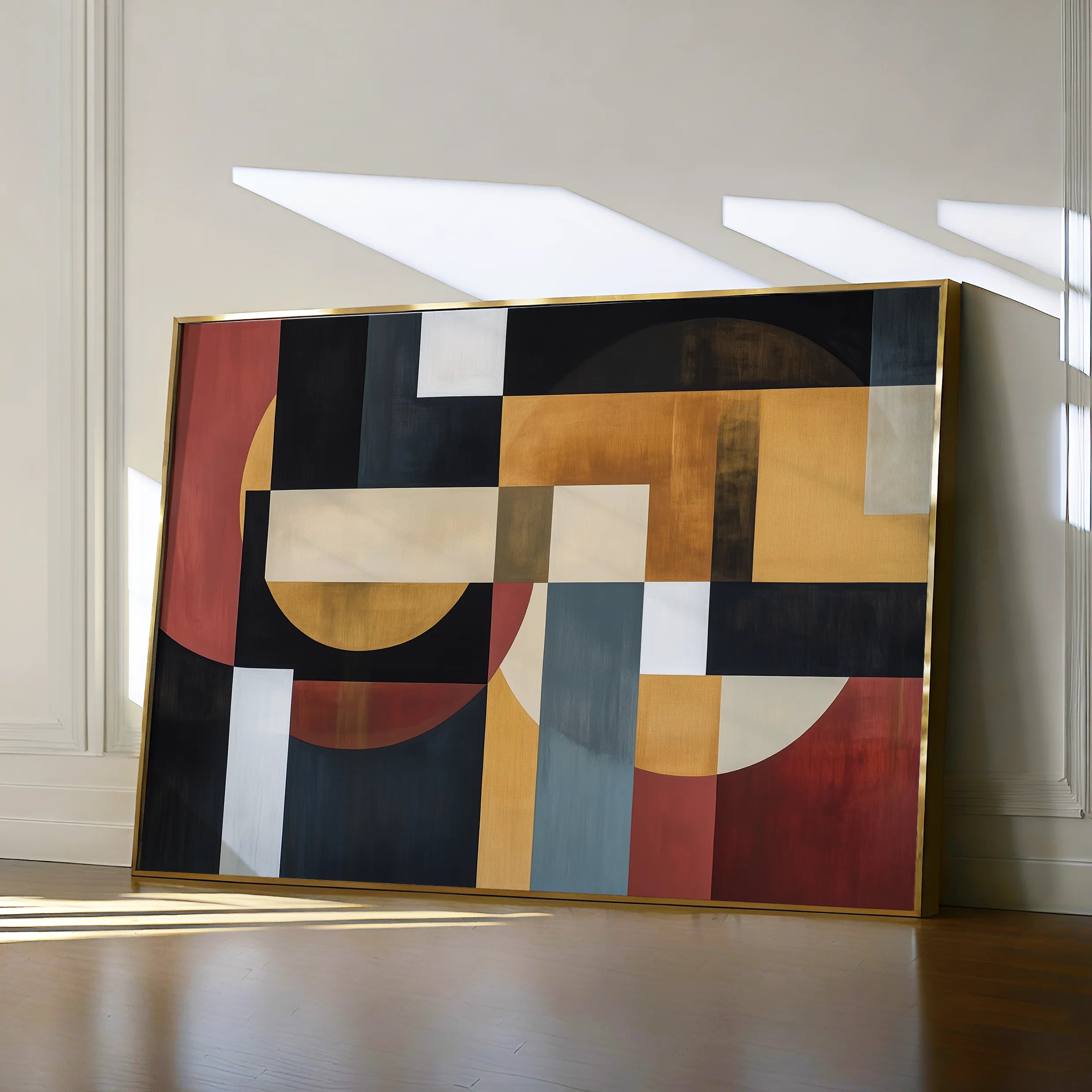 Abstract 553 Canvas Art 60 x 40 cm / Black