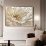Floral 553 Canvas Art 60 x 40 cm / Black