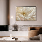 Floral 553 Canvas Art 60 x 40 cm / Black