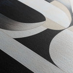 Abstract 554 Canvas Art 60 x 40 cm / Black