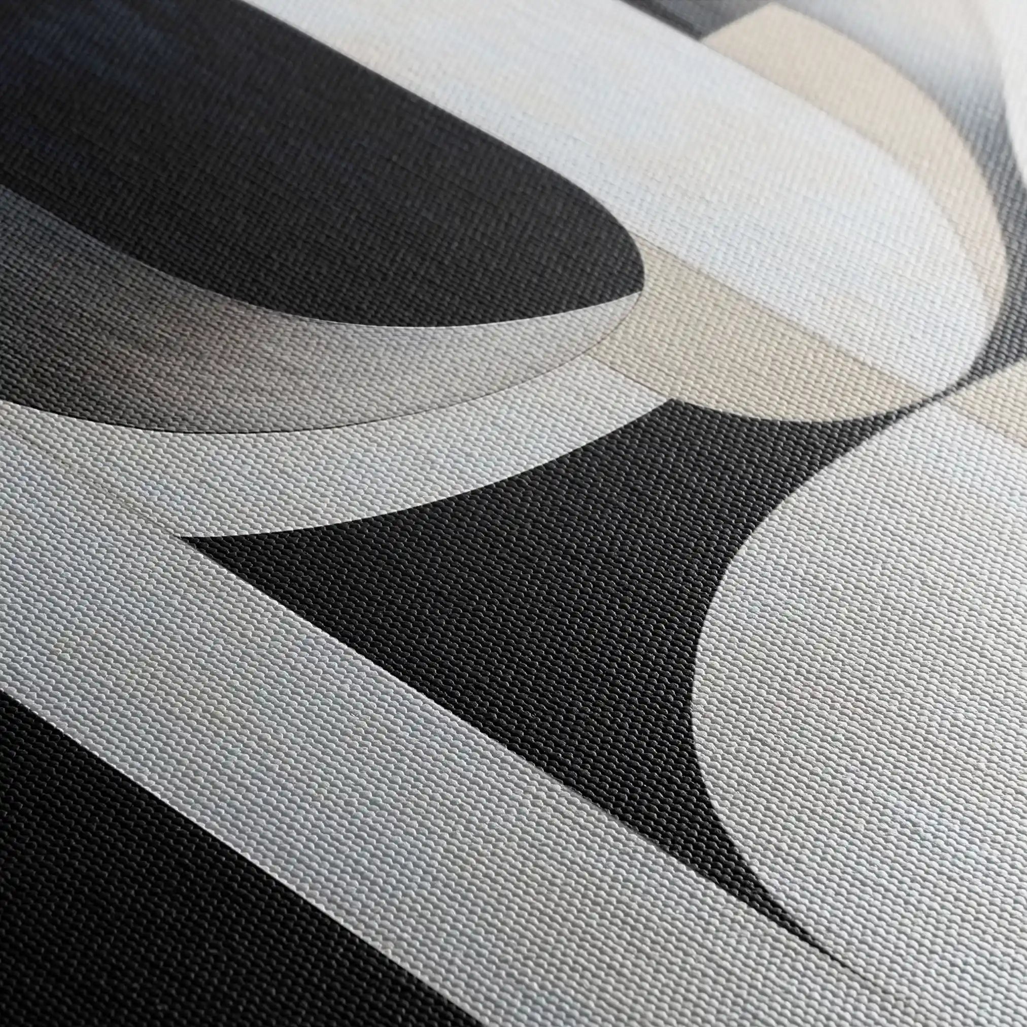 Abstract 554 Canvas Art 60 x 40 cm / Black