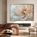 Floral 554 Canvas Art 60 x 40 cm / Black