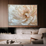 Floral 554 Canvas Art 60 x 40 cm / Black