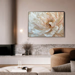 Floral 554 Canvas Art 60 x 40 cm / Black