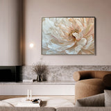 Floral 554 Canvas Art 60 x 40 cm / Black