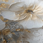 Floral 555 Canvas Art 60 x 40 cm / Black