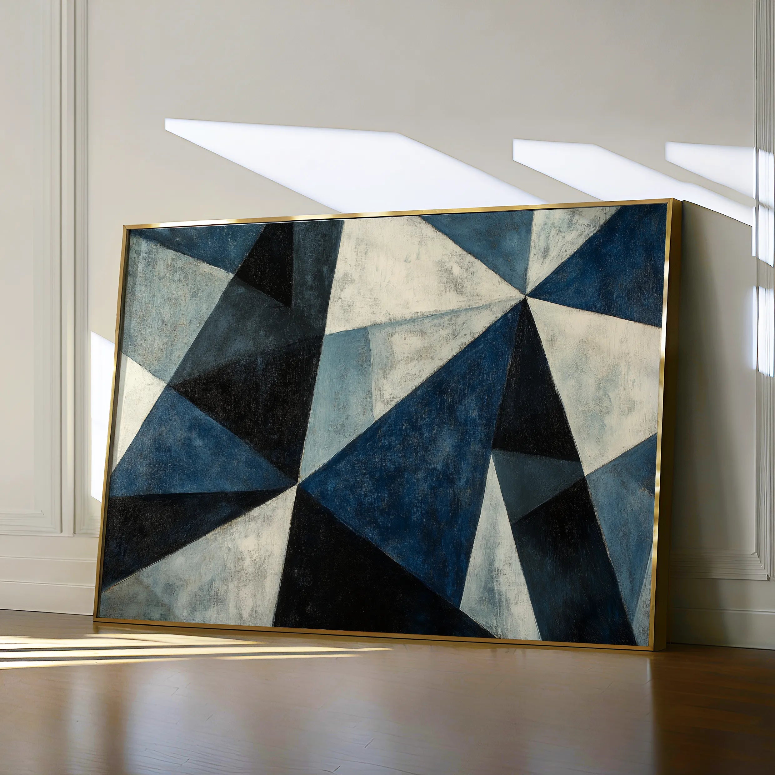 Abstract 556 Canvas Art 60 x 40 cm / Black