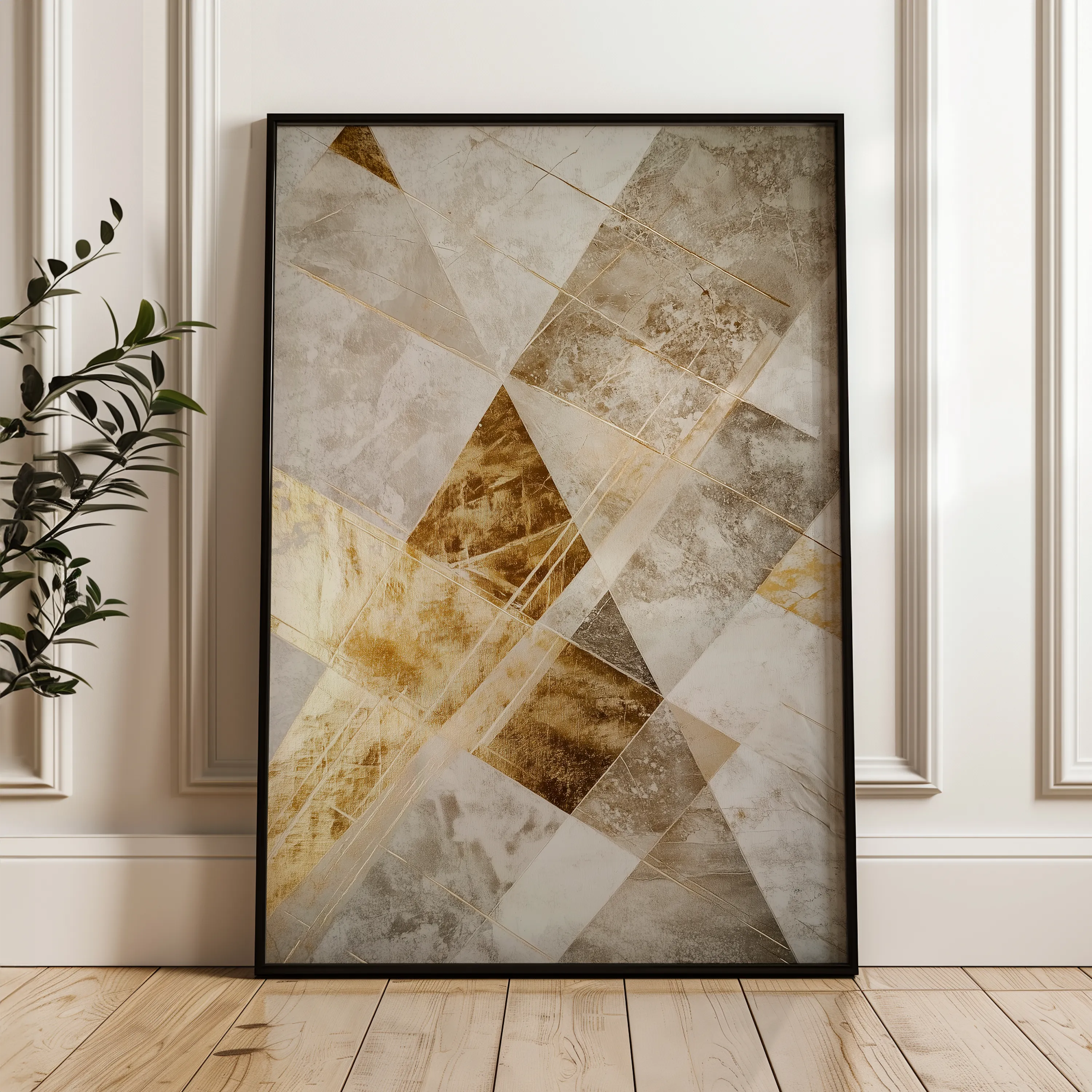 Abstract 557 Canvas Art 60 x 40 cm / Black