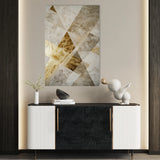 Abstract 557 Canvas Art 60 x 40 cm / Black