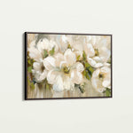 Floral 557 Canvas Art 60 x 40 cm / Black