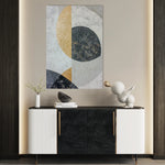 Abstract 558 Canvas Art 60 x 40 cm / Black
