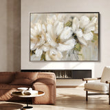 Floral 558 Canvas Art 60 x 40 cm / Black