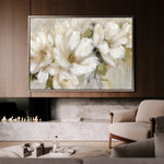 Floral 558 Canvas Art 60 x 40 cm / Black