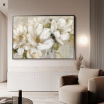 Floral 558 Canvas Art 60 x 40 cm / Black