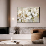 Floral 558 Canvas Art 60 x 40 cm / Black