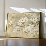 Floral 559 Canvas Art 60 x 40 cm / Black