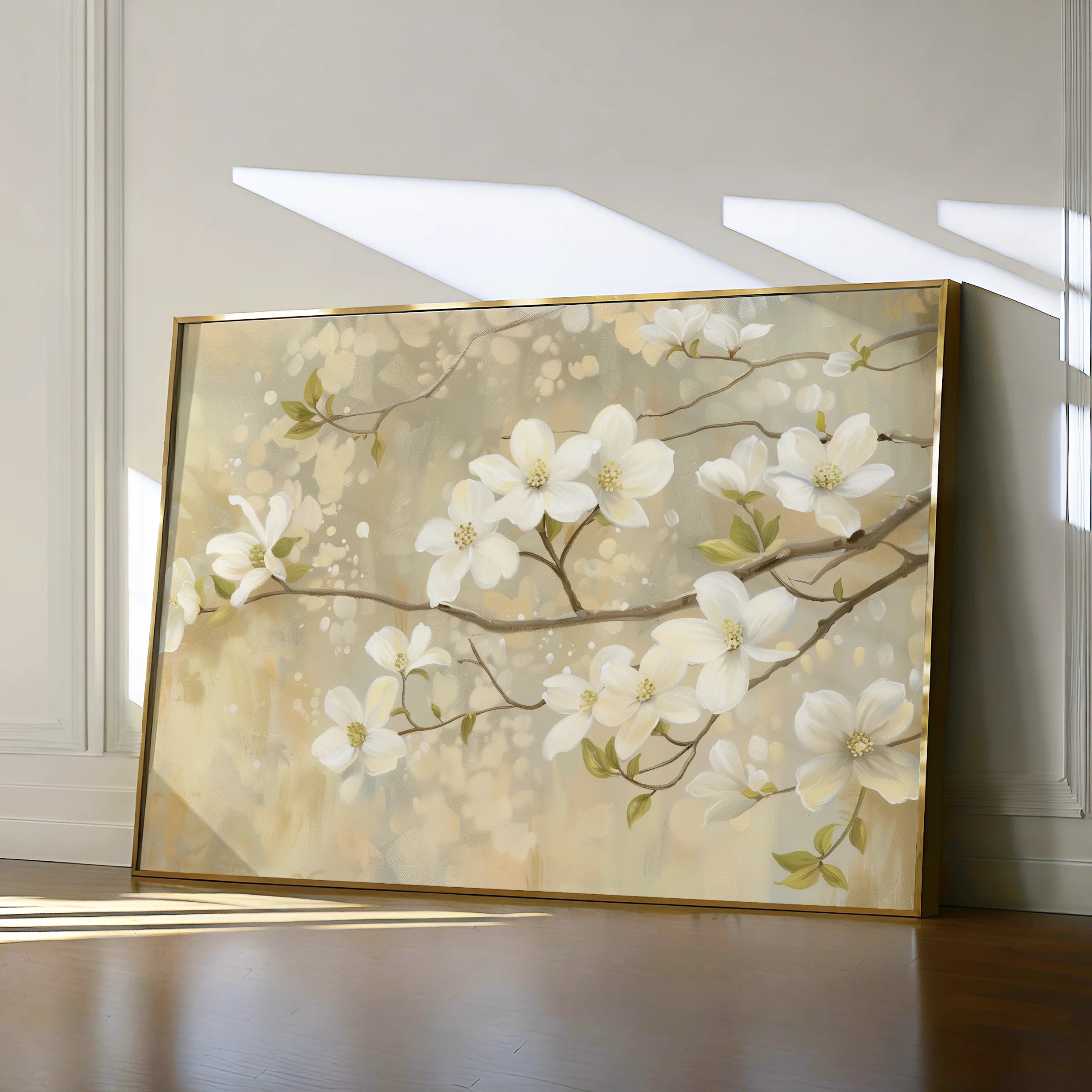 Floral 559 Canvas Art 60 x 40 cm / Black