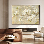 Floral 559 Canvas Art 60 x 40 cm / Black