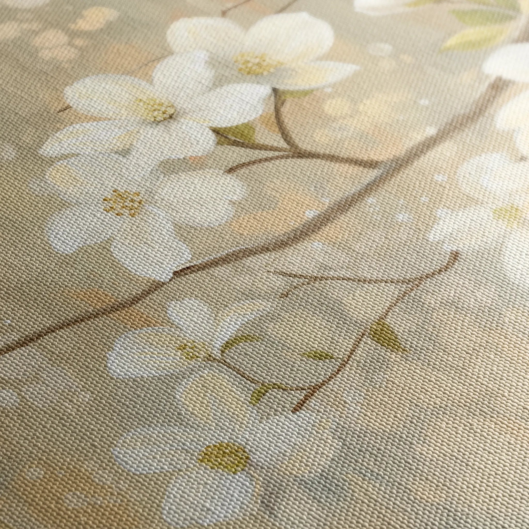Floral 559 Canvas Art 60 x 40 cm / Black