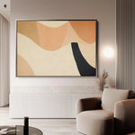 Abstract 560 Canvas Art 60 x 40 cm / Black