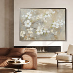 Floral 560 Canvas Art 60 x 40 cm / Black