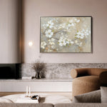 Floral 560 Canvas Art 60 x 40 cm / Black