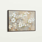 Floral 560 Canvas Art 60 x 40 cm / Black