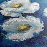 Floral 561 Canvas Art 60 x 40 cm / Black