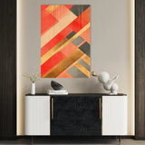 Abstract 562 Canvas Art 60 x 40 cm / Black