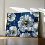 Floral 562 Canvas Art 60 x 40 cm / Black