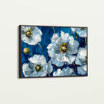 Floral 562 Canvas Art 60 x 40 cm / Black