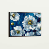 Floral 562 Canvas Art 60 x 40 cm / Black
