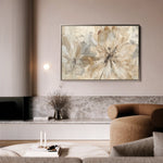 Floral 563 Canvas Art 60 x 40 cm / Black