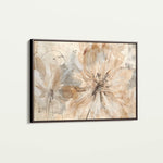Floral 563 Canvas Art 60 x 40 cm / Black