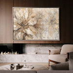 Floral 564 Canvas Art 60 x 40 cm / Black