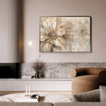 Floral 564 Canvas Art 60 x 40 cm / Black