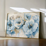 Floral 565 Canvas Art 60 x 40 cm / Black