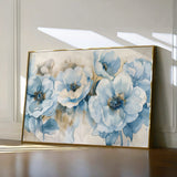 Floral 565 Canvas Art 60 x 40 cm / Black
