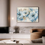 Floral 565 Canvas Art 60 x 40 cm / Black