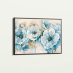 Floral 565 Canvas Art 60 x 40 cm / Black