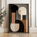 Abstract 568 Canvas Art 60 x 40 cm / Black