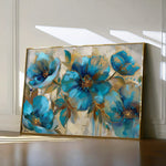 Floral 570 Canvas Art 60 x 40 cm / Black