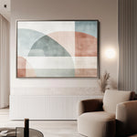 Abstract 571 Canvas Art 60 x 40 cm / Black