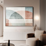 Abstract 571 Canvas Art 60 x 40 cm / Black