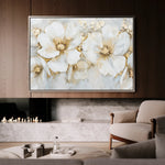 Floral 571 Canvas Art 60 x 40 cm / Black